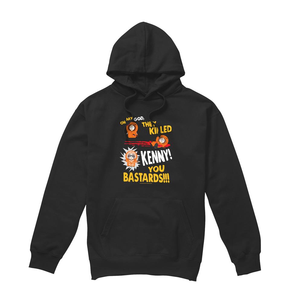 Black - Front - South Park Mens Dead Kenny Hoodie