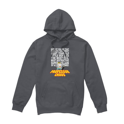Charcoal - Front - South Park Mens Professor Chaos Hoodie