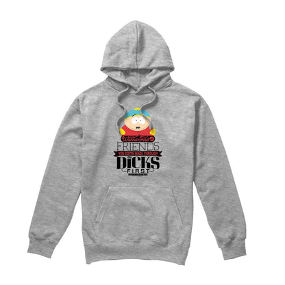 Sport Heather - Front - South Park Mens Wade Through Dicks Hoodie