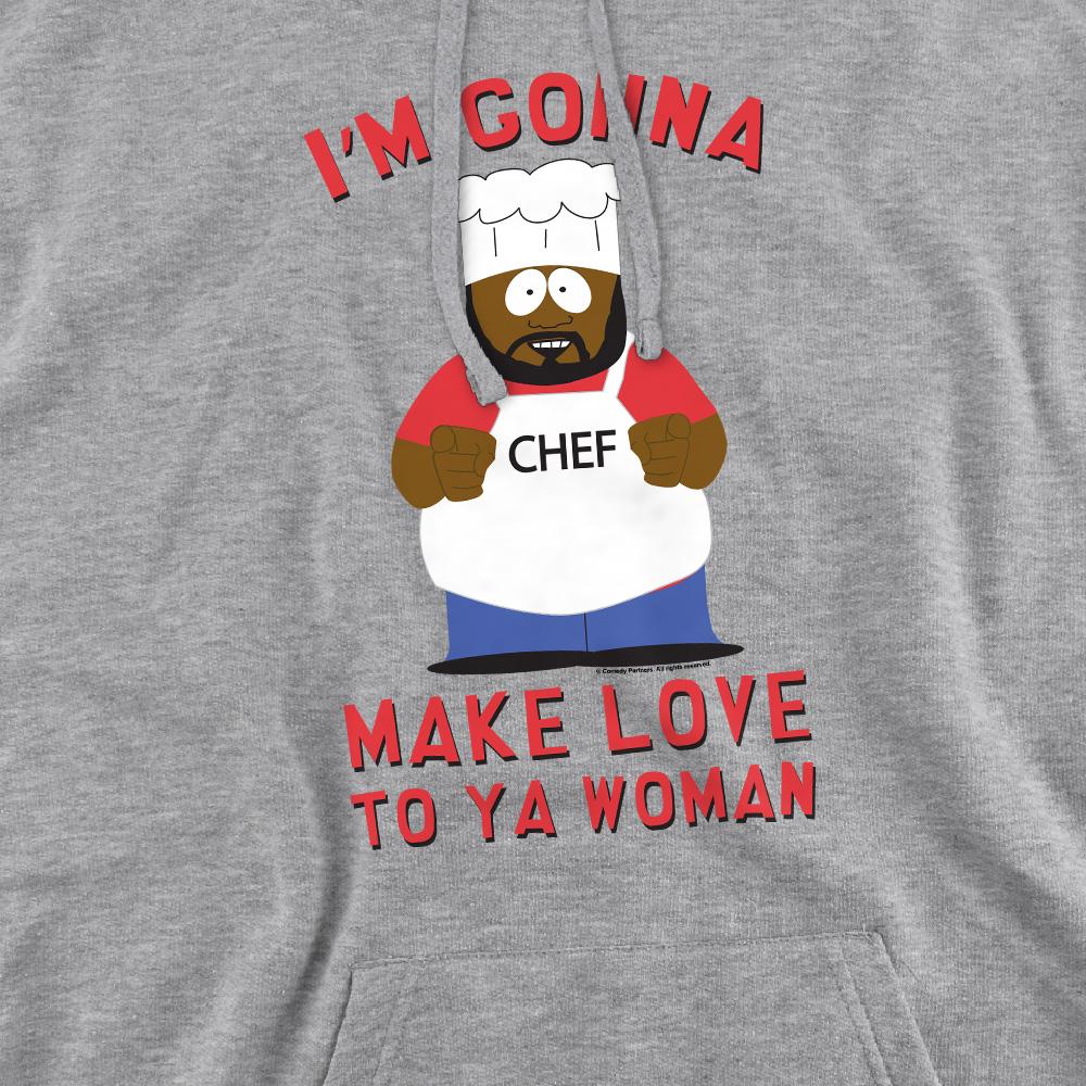 Sport Heather - Pack Shot - South Park Mens Make Love Hoodie