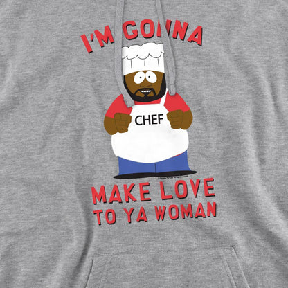 Sport Heather - Pack Shot - South Park Mens Make Love Hoodie
