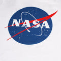 White - Side - NASA Womens-Ladies Circle Logo Nightie