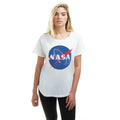 White - Lifestyle - NASA Womens-Ladies Circle Logo Nightie