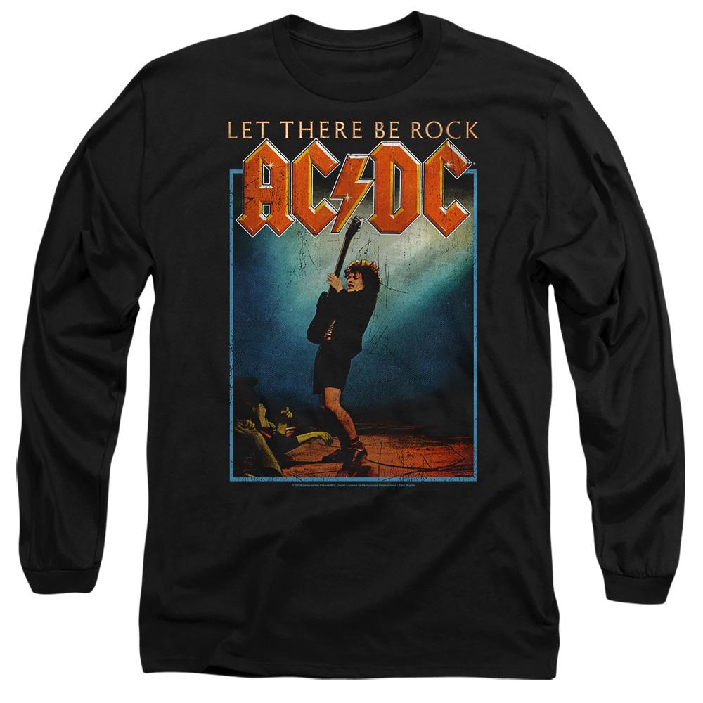 Black - Front - AC-DC Unisex Adult Let There Be Rock T-Shirt