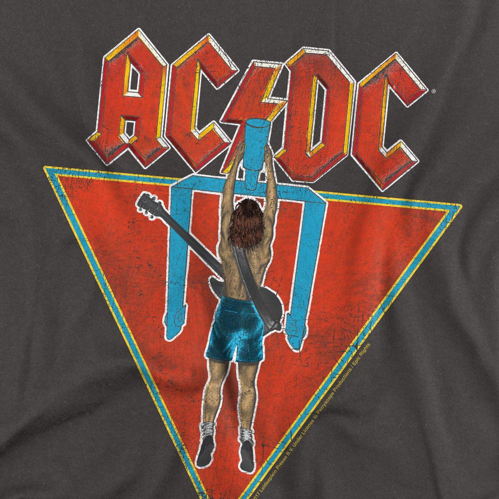 Charcoal - Back - AC-DC Unisex Adult Flick of the Switch T-Shirt
