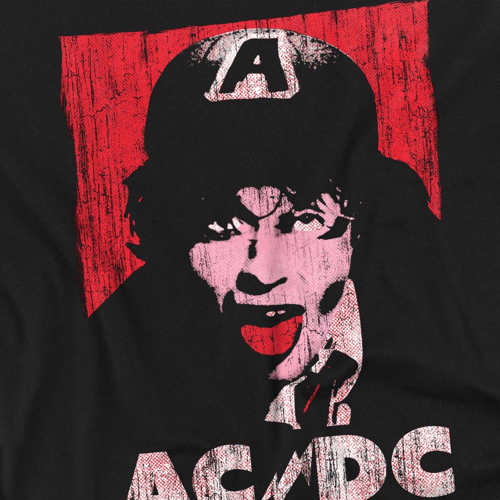 Black - Back - AC-DC Unisex Adult High Voltage Live 1975 T-Shirt