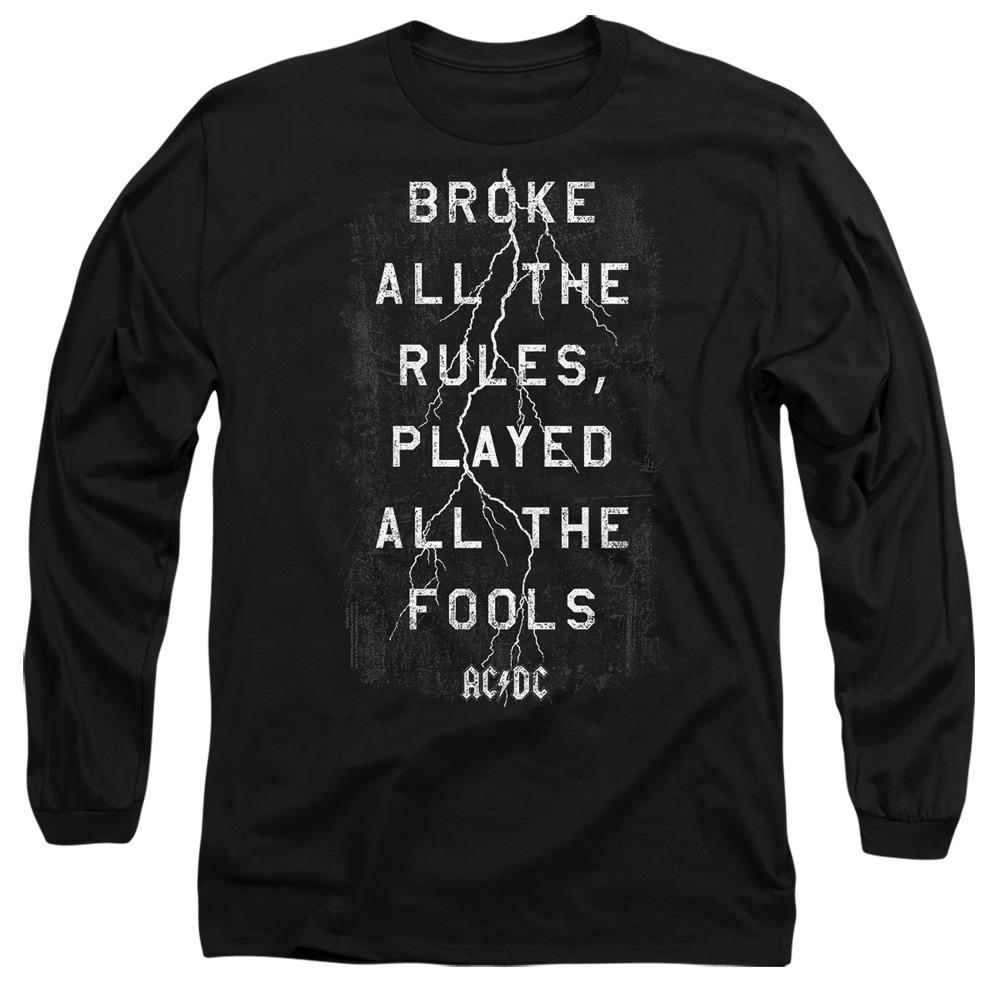 Black - Side - AC-DC Unisex Adult Struck T-Shirt