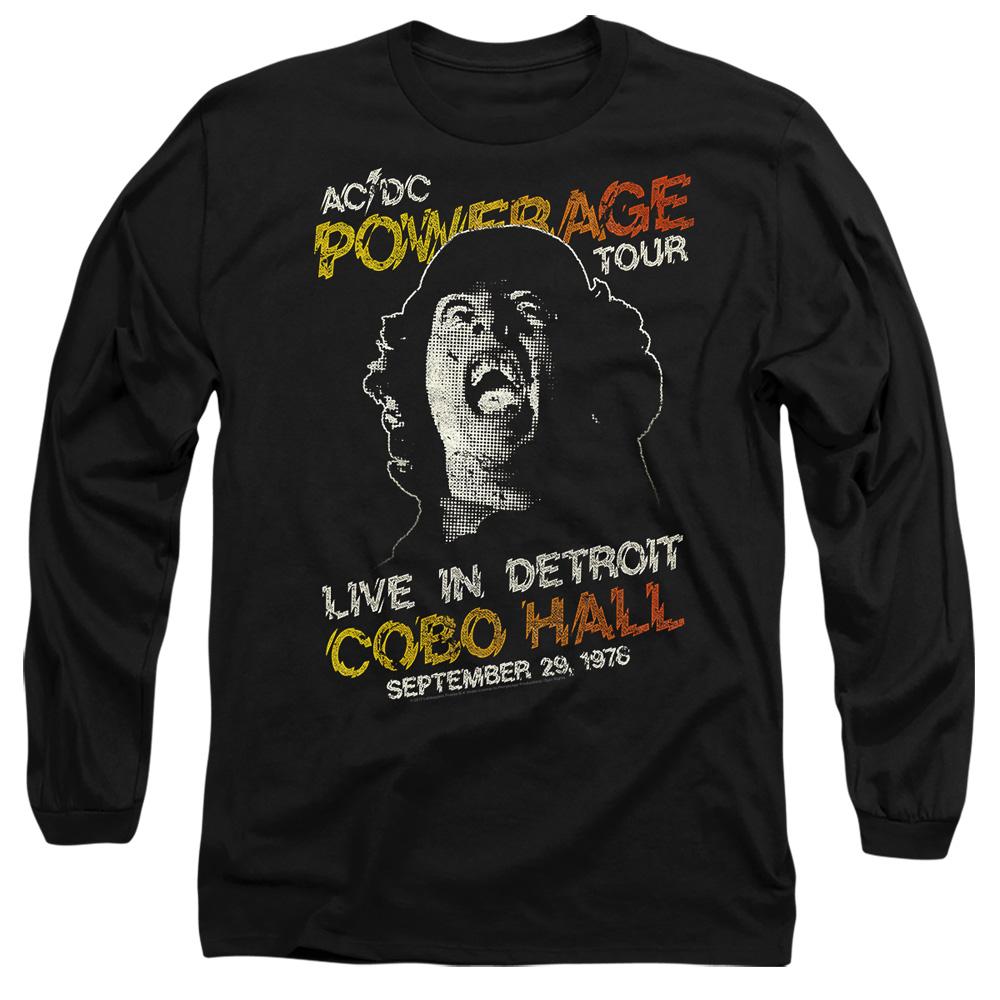 Black - Front - AC-DC Unisex Adult Powerage Tour T-Shirt