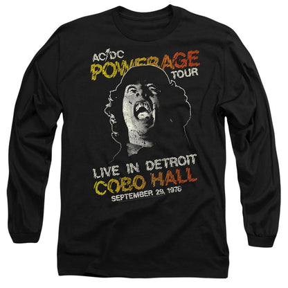 Black - Front - AC-DC Unisex Adult Powerage Tour T-Shirt