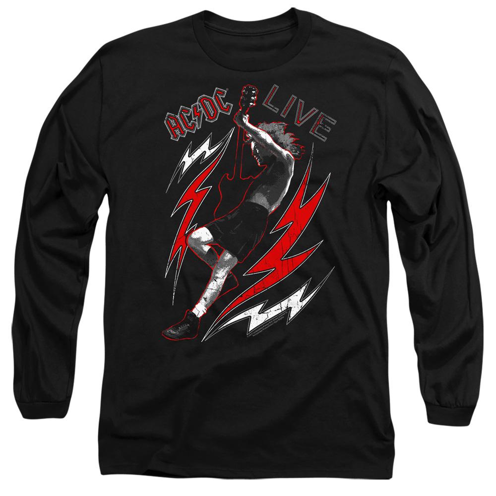 Black - Front - AC-DC Unisex Adult Live T-Shirt