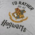 Sports Grey - Side - Harry Potter Womens-Ladies I´d Rather Be At Hogwarts Nightie