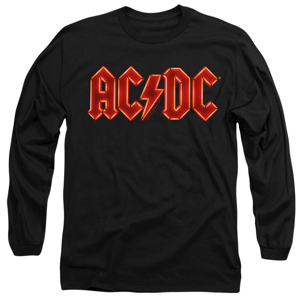 Black - Front - AC-DC Unisex Adult PWR-UP Logo T-Shirt