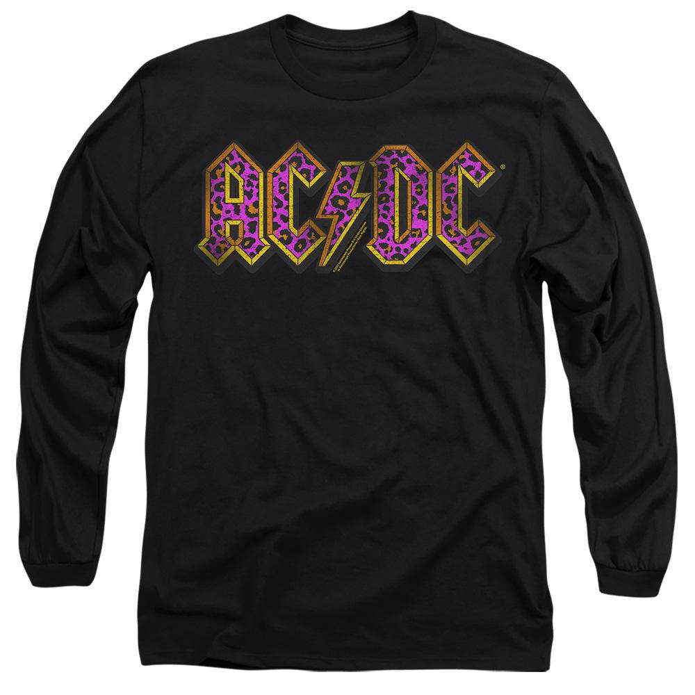 Black - Side - AC-DC Unisex Adult Animal Print T-Shirt