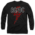 Black - Front - AC-DC Unisex Adult Plaid Bolt T-Shirt