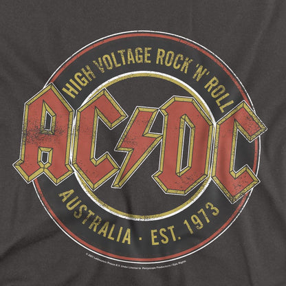 Charcoal - Side - AC-DC Unisex Adult Est. ´73 T-Shirt