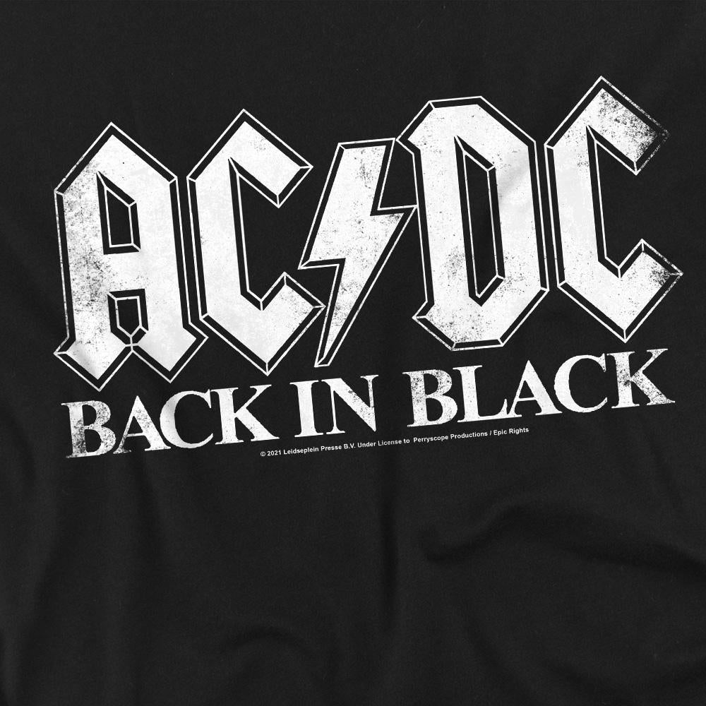 Black - Side - AC-DC Unisex Adult Back In Black T-Shirt