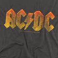 Charcoal - Side - AC-DC Unisex Adult Gradient Logo T-Shirt