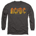 Charcoal - Front - AC-DC Unisex Adult Gradient Logo T-Shirt