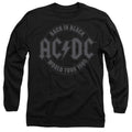Black - Front - AC-DC Unisex Adult Tour Emblem T-Shirt