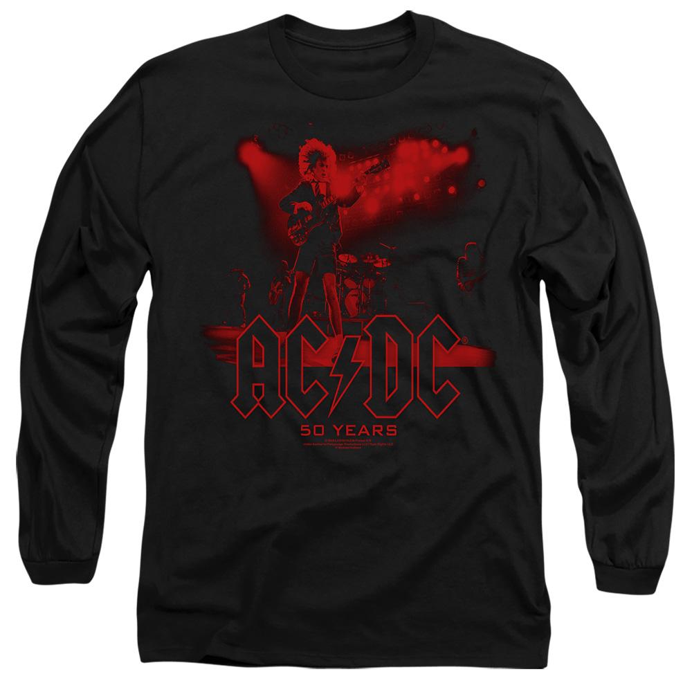 Black - Side - AC-DC Unisex Adult Live 50 T-Shirt