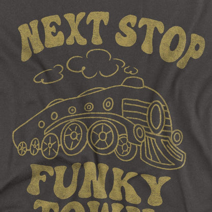 Charcoal - Back - BET Unisex Adult Soul Train Next Stop T-Shirt
