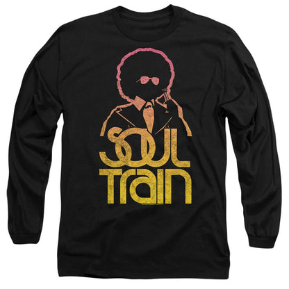 Black - Side - BET Unisex Adult Soul Train The Host T-Shirt