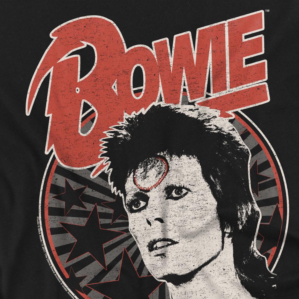 Black - Back - David Bowie Unisex Adult Space Oddity T-Shirt