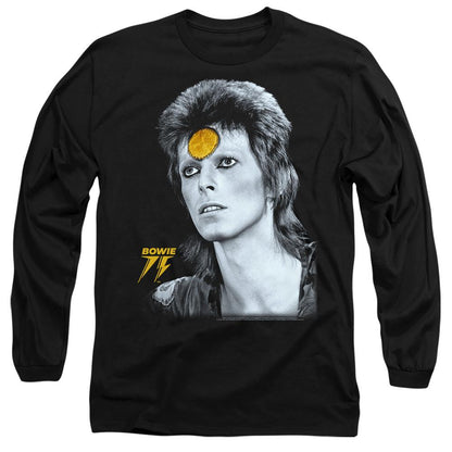 Black - Side - David Bowie Unisex Adult Golden Bowie T-Shirt