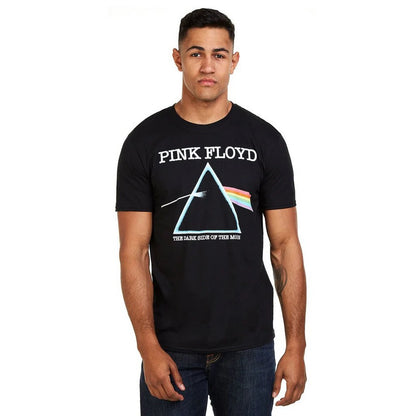 Black - Lifestyle - Pink Floyd Mens The Dark Side Of The Moon Logo T-Shirt