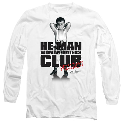 White - Side - The Little Rascals Unisex Adult Club President T-Shirt