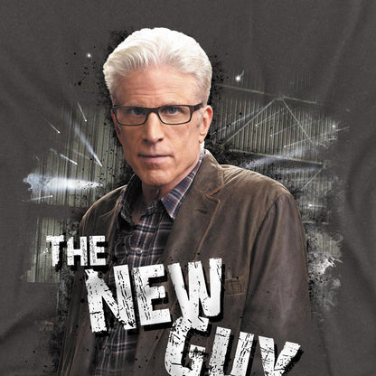 Charcoal - Back - CSI Unisex Adult The New Guy T-Shirt