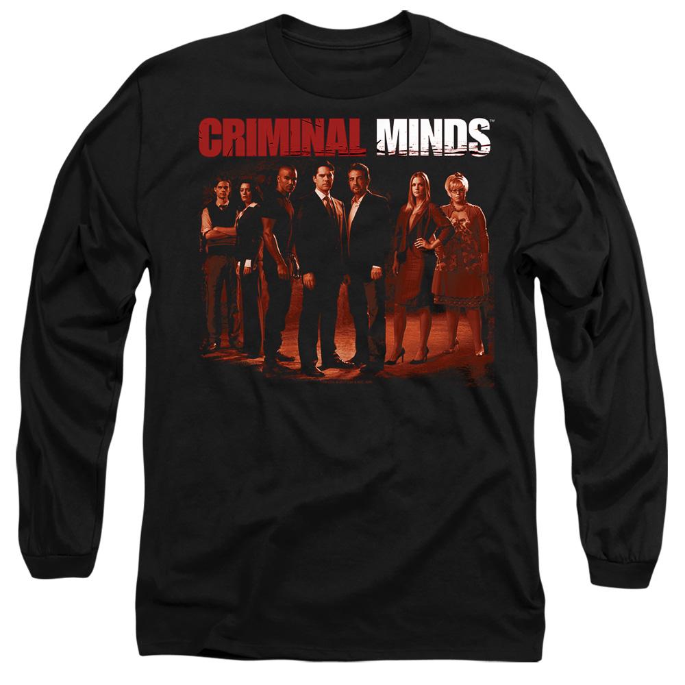 Black - Side - Criminal Minds Unisex Adult The Crew T-Shirt
