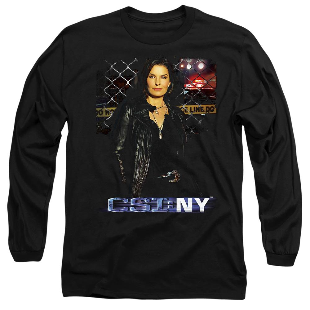 Black - Side - CSI: NY Unisex Adult Jo T-Shirt