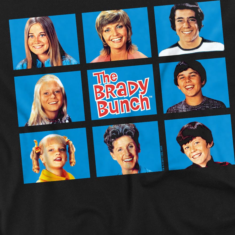 Black - Back - The Brady Bunch Unisex Adult Framed T-Shirt