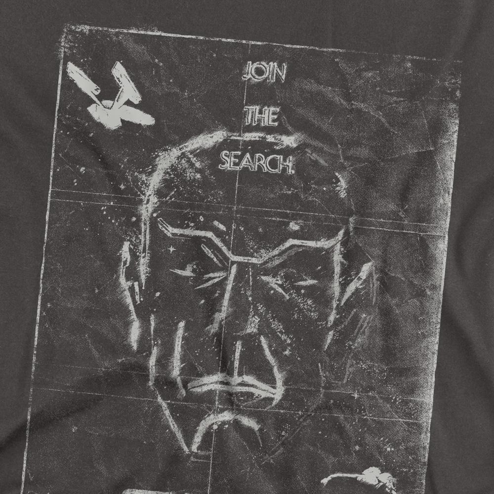 Charcoal - Back - Star Trek Unisex Adult Join the Search T-Shirt