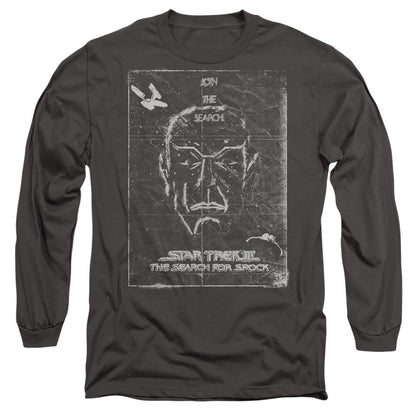 Charcoal - Side - Star Trek Unisex Adult Join the Search T-Shirt