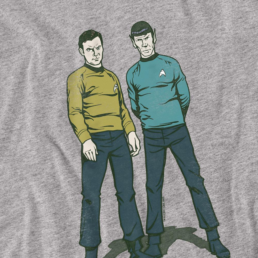 Sport Heather - Back - Star Trek Unisex Adult Sup T-Shirt