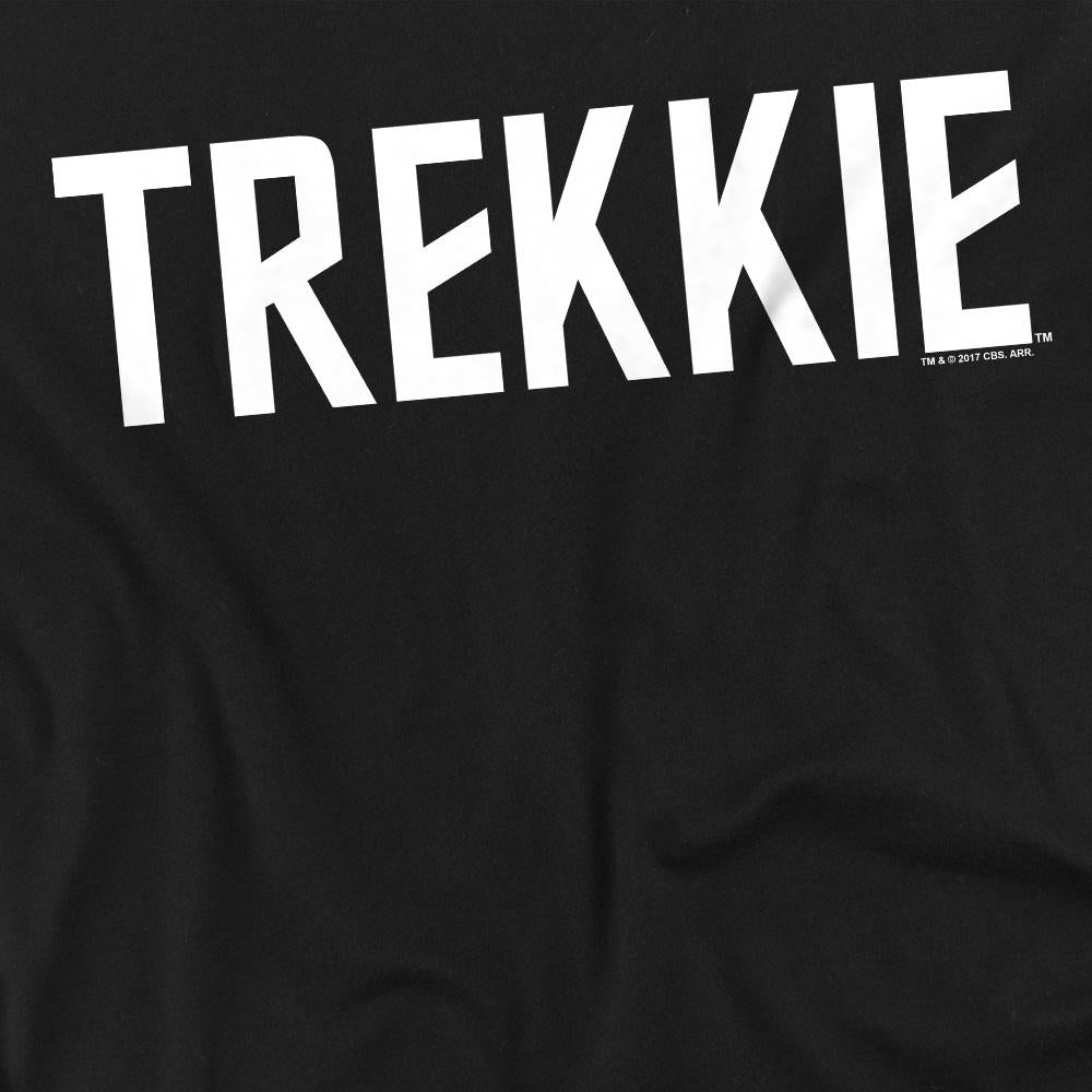 Black - Back - Star Trek Unisex Adult Trekkie T-Shirt