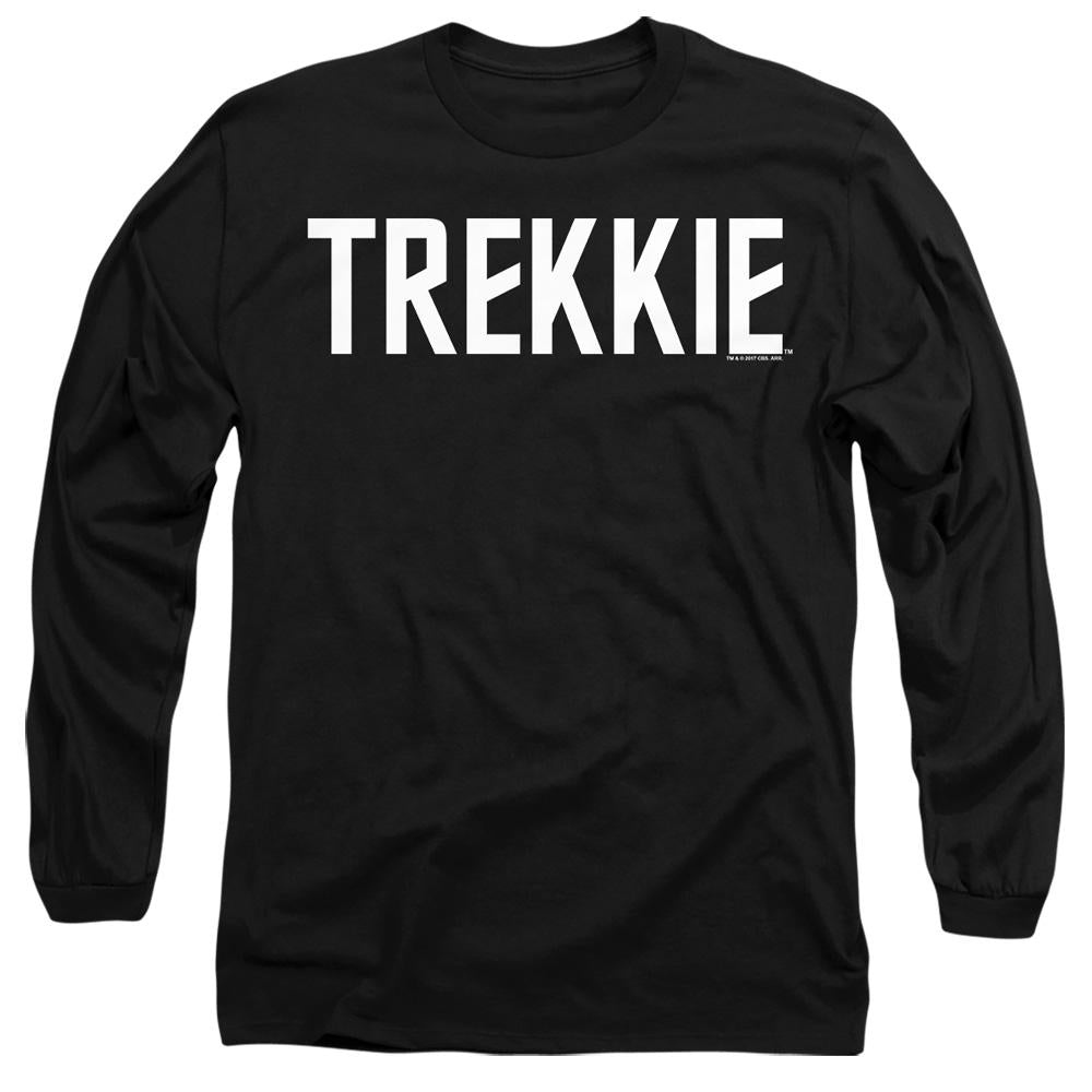 Black - Side - Star Trek Unisex Adult Trekkie T-Shirt