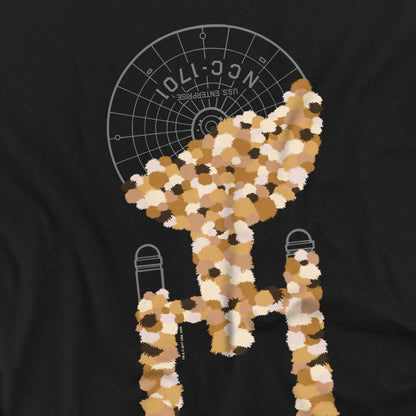 Black - Back - Star Trek Unisex Adult Tribble Takeover T-Shirt