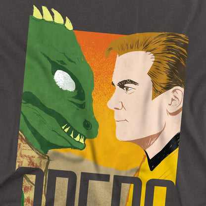 Charcoal - Back - Star Trek Unisex Adult Arena T-Shirt