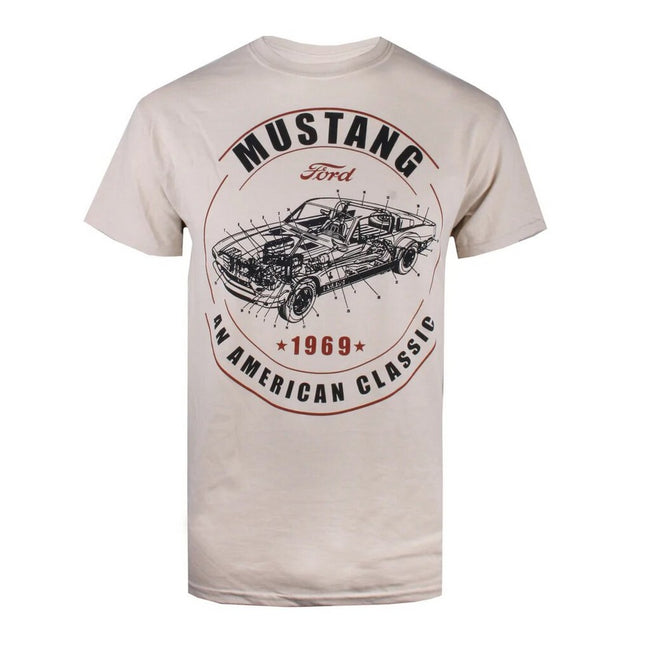 Ford Mens Mustang Cotton T Shirt Discounts on great Brands