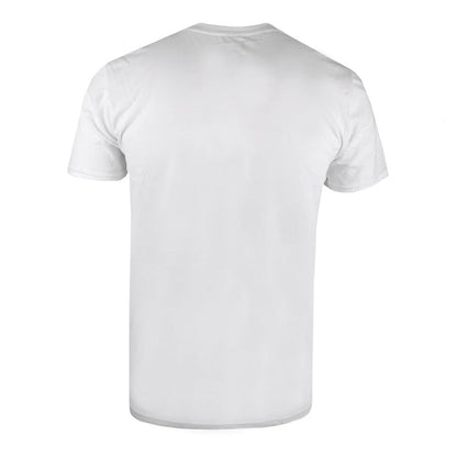 White - Back - AC-DC Mens Back In Black Emblem T-Shirt