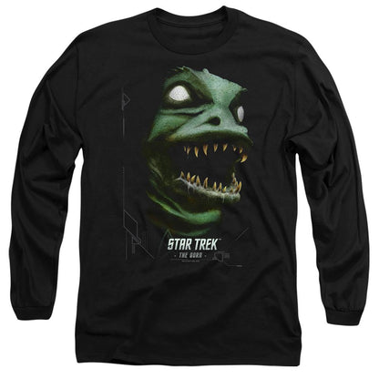 Black - Side - Star Trek Unisex Adult The Gorn T-Shirt