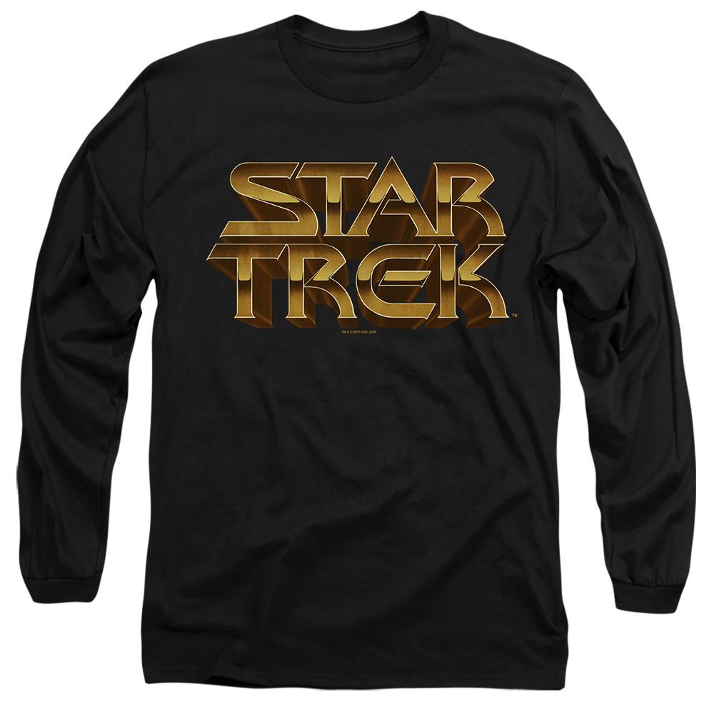 Black - Side - Star Trek Unisex Adult Feel the Steel T-Shirt