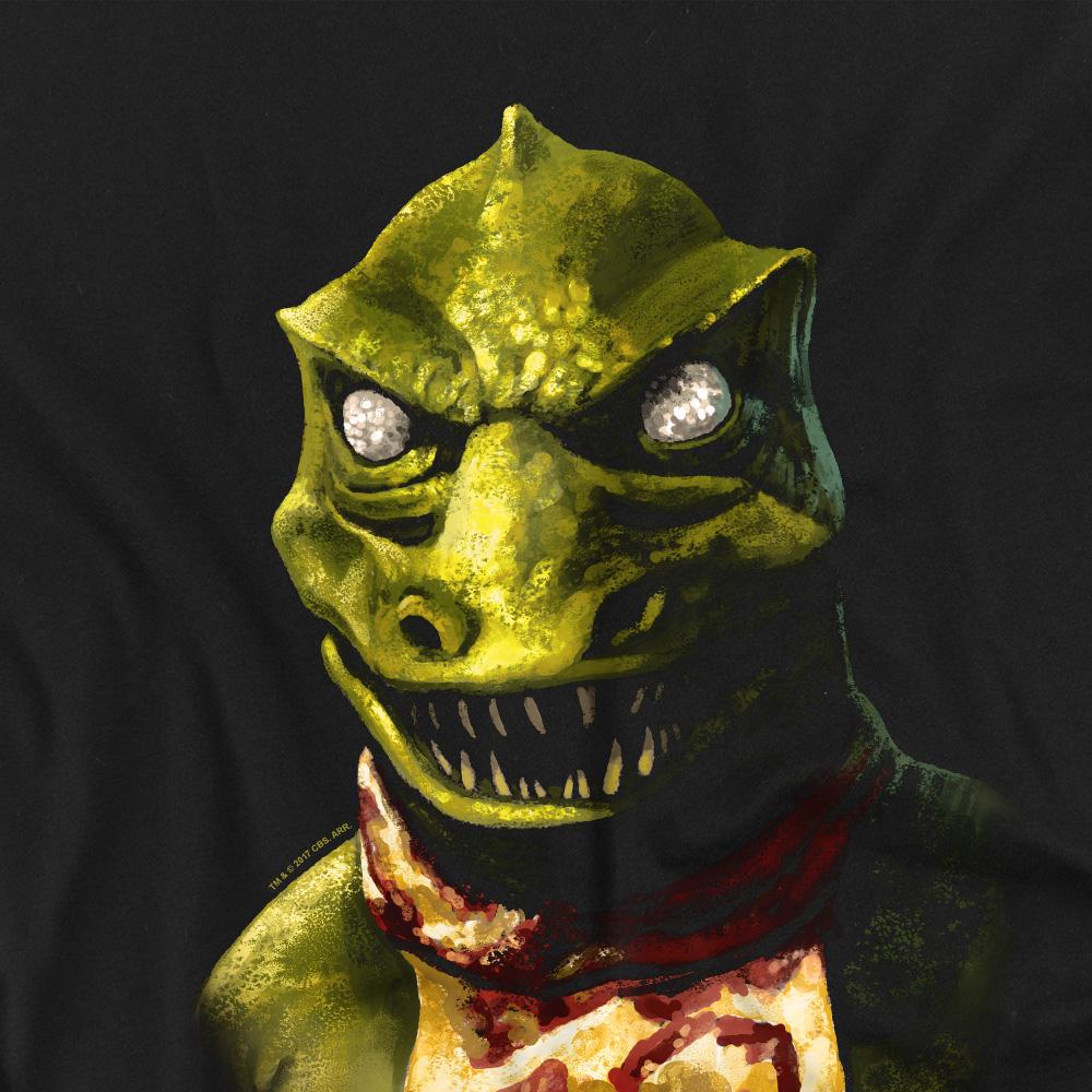 Black - Back - Star Trek Unisex Adult Gorn Bust T-Shirt