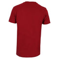 Cardinal Red - Back - The Flash Mens Logo T-Shirt