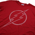 Cardinal Red - Side - The Flash Mens Logo T-Shirt