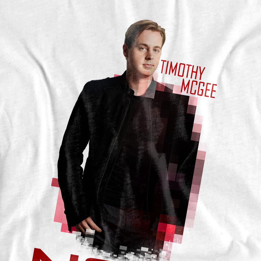 White - Side - NCIS Unisex Adult Probie T-Shirt