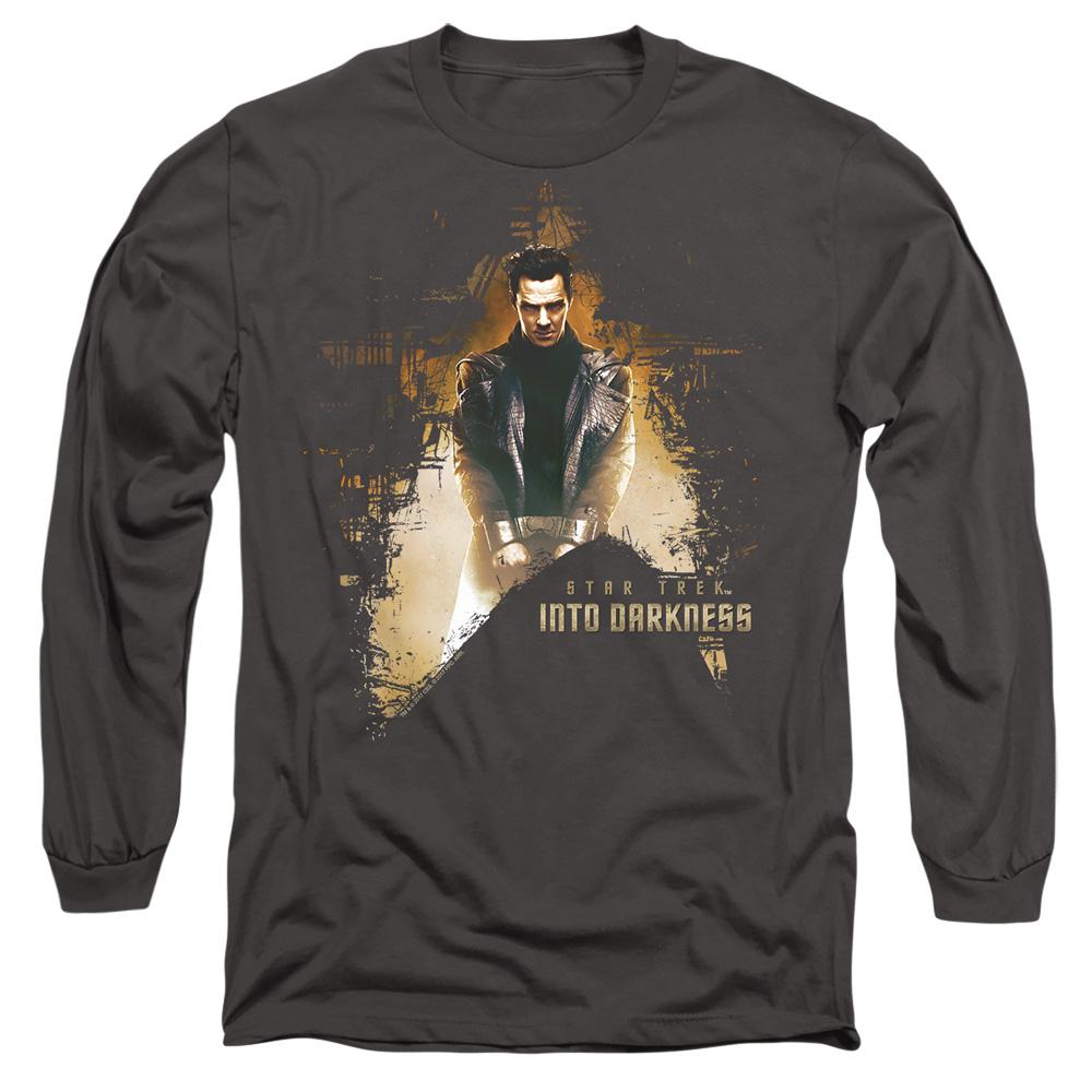 Charcoal - Side - Star Trek: Into Darkness Unisex Adult Dark Villain T-Shirt